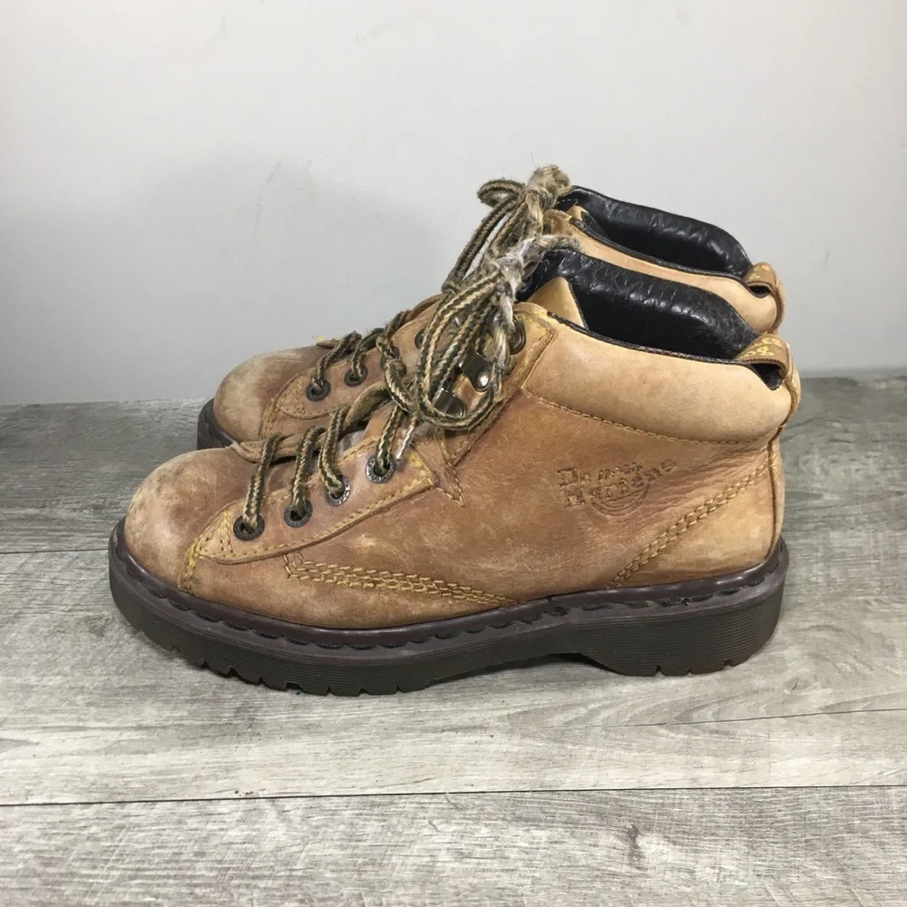 Dr. Martens Air Wair Mens 8287 Doc Vintage Chunky Grizzly Leather Combat Boots 7